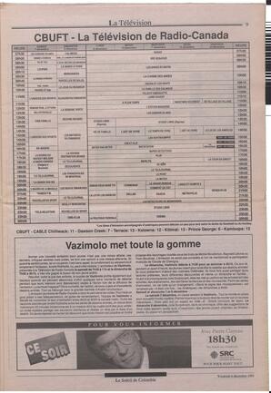 Le Soleil de Colombie, December 6, 1991, page 9