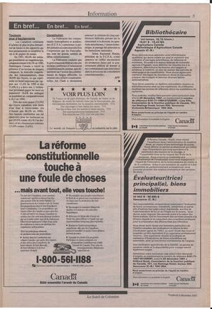 Le Soleil de Colombie, December 6, 1991, page 5