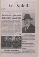 Le Soleil de Colombie, November 15, 1991