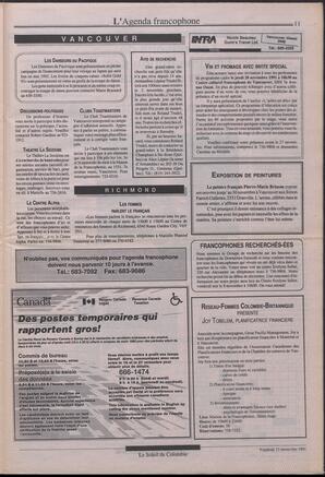 Le Soleil de Colombie, November 15, 1991, page 11