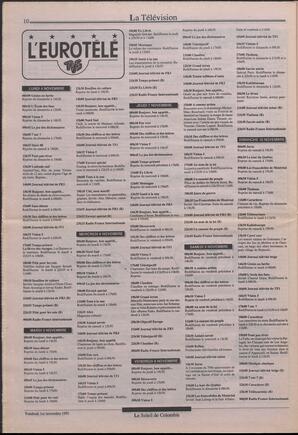 Le Soleil de Colombie, November 1, 1991, page 10