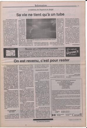 Le Soleil de Colombie, November 1, 1991, page 3