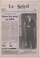 Le Soleil de Colombie, October 25, 1991