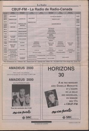 Le Soleil de Colombie, October 25, 1991, page 9