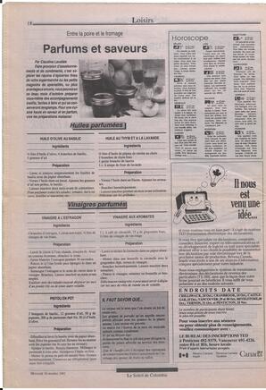 Le Soleil de Colombie, October 16, 1991, page 18