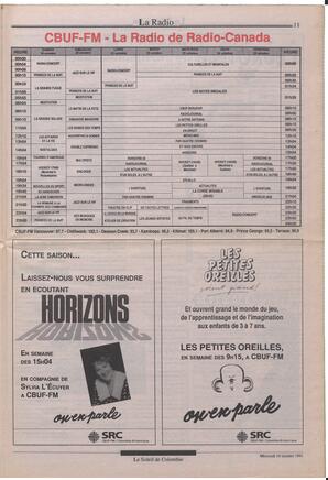 Le Soleil de Colombie, October 16, 1991, page 11