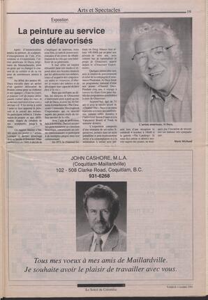 Le Soleil de Colombie, October 4, 1991, page 18
