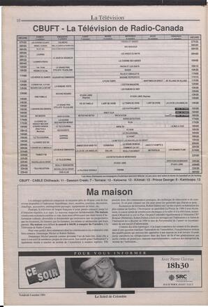 Le Soleil de Colombie, October 4, 1991, page 10