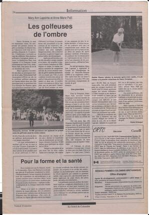 Le Soleil de Colombie, September 20, 1991, page 23
