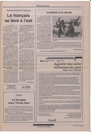 Le Soleil de Colombie, September 20, 1991, page 5