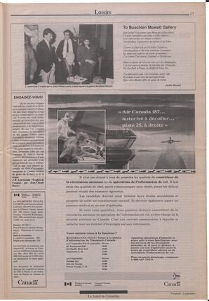 Le Soleil de Colombie, September 13, 1991, page 17