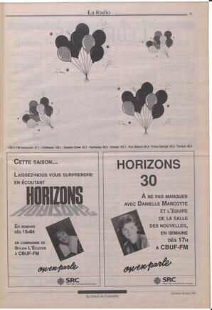 Le Soleil de Colombie, August 30, 1991, page 9