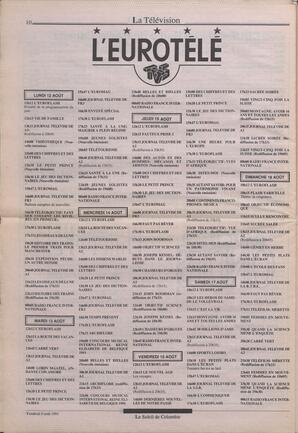 Le Soleil de Colombie, August 9, 1991, page 10