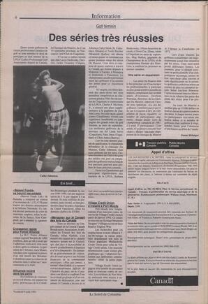 Le Soleil de Colombie, August 9, 1991, page 6