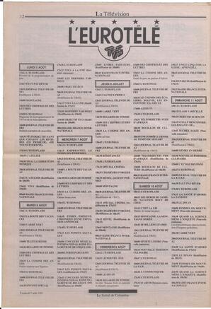 Le Soleil de Colombie, August 2, 1991, page 12
