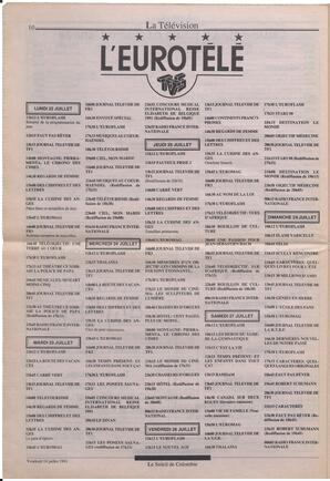 Le Soleil de Colombie, July 19, 1991, page 8