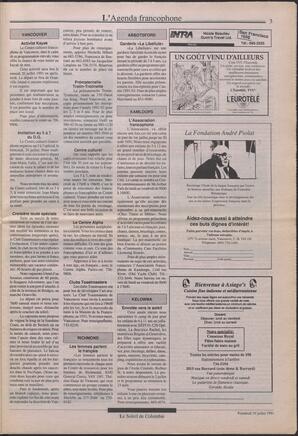Le Soleil de Colombie, July 19, 1991, page 3