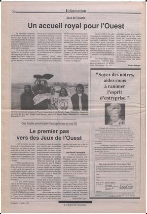 Le Soleil de Colombie, July 12, 1991, page 20
