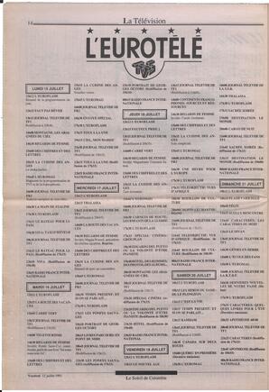 Le Soleil de Colombie, July 12, 1991, page 14