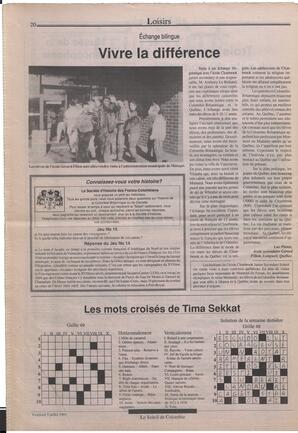 Le Soleil de Colombie, July 5, 1991, page 20