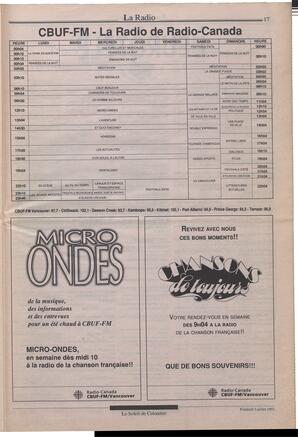 Le Soleil de Colombie, July 5, 1991, page 17
