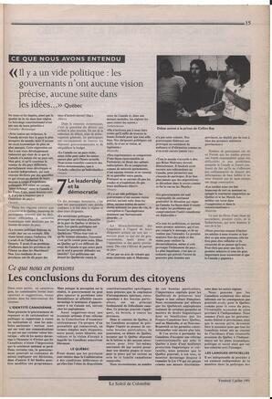 Le Soleil de Colombie, July 5, 1991, page 15