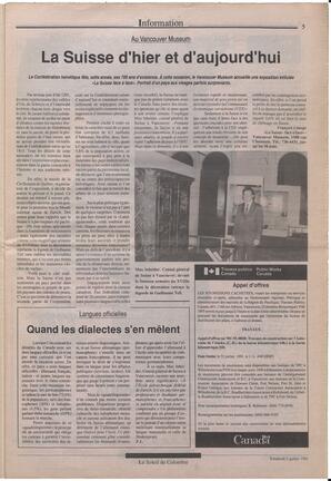 Le Soleil de Colombie, July 5, 1991, page 5