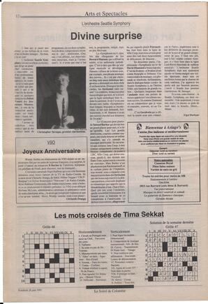 Le Soleil de Colombie, June 28, 1991, page 12