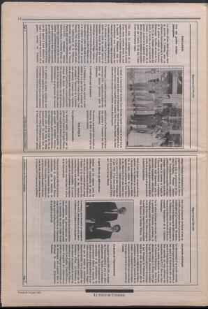 Le Soleil de Colombie, June 14, 1991, page 14