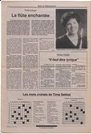 Le Soleil de Colombie, May 31, 1991, page 12