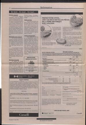 Le Soleil de Colombie, May 31, 1991, page 6