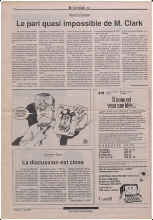 Le Soleil de Colombie, May 17, 1991, page 16