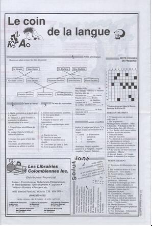 Le Soleil de Colombie, April 5, 1991, page 27