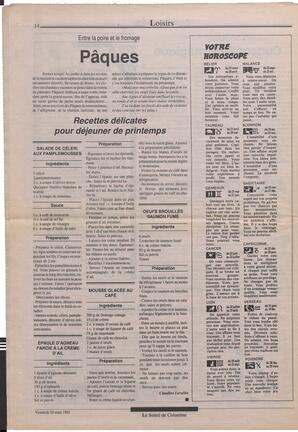 Le Soleil de Colombie, March 29, 1991, page 14