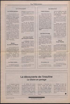 Le Soleil de Colombie, March 29, 1991, page 8