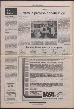 Le Soleil de Colombie, March 29, 1991, page 6