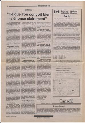 Le Soleil de Colombie, March 29, 1991, page 4