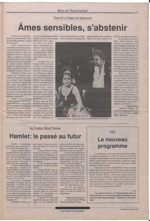 Le Soleil de Colombie, March 22, 1991, page 13
