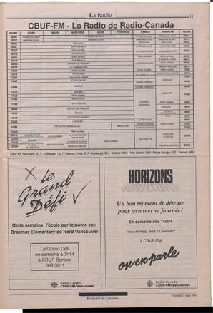 Le Soleil de Colombie, March 22, 1991, page 11