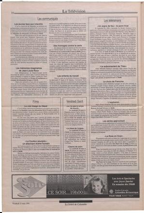 Le Soleil de Colombie, March 22, 1991, page 10