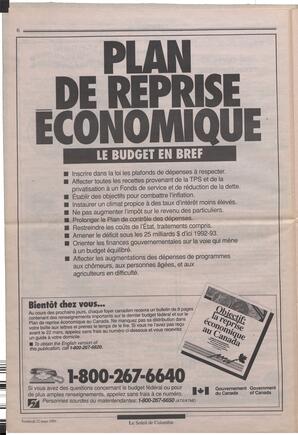 Le Soleil de Colombie, March 22, 1991, page 6