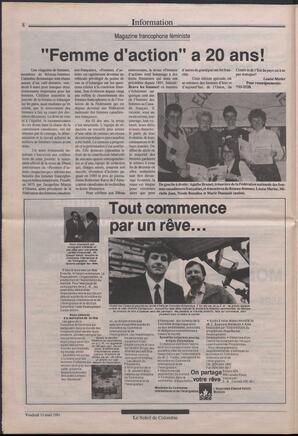 Le Soleil de Colombie, March 15, 1991, page 8
