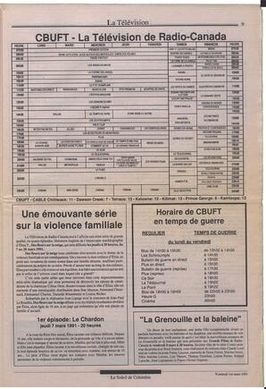 Le Soleil de Colombie, March 1, 1991, page 9