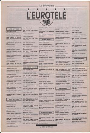 Le Soleil de Colombie, February 22, 1991, page 12