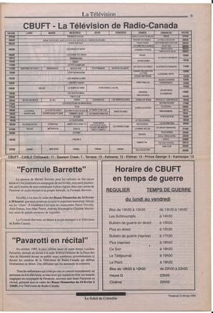 Le Soleil de Colombie, February 22, 1991, page 9