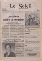 Le Soleil de Colombie, February 8, 1991
