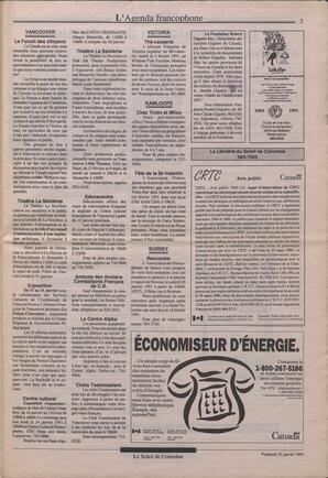 Le Soleil de Colombie, January 25, 1991, page 3