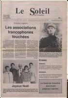 Le Soleil de Colombie, December 21, 1990