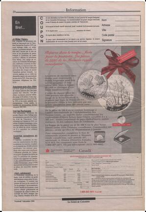 Le Soleil de Colombie, December 7, 1990, page 20