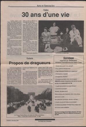 Le Soleil de Colombie, December 7, 1990, page 14